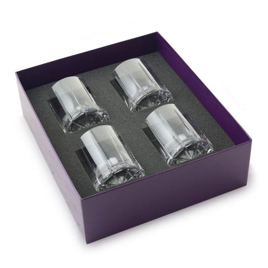 Vesper Box of X4 Whisky Tumblers Straight by William Yeoward