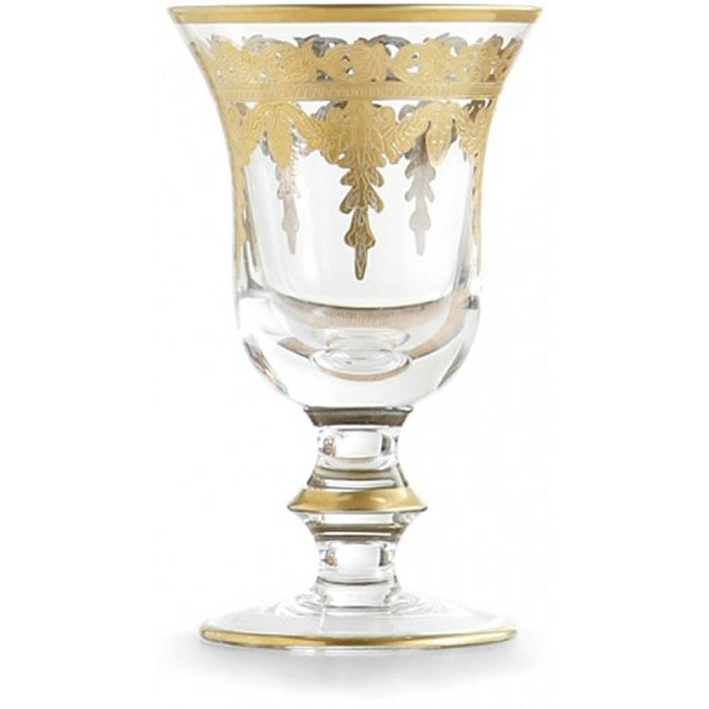 Vetro Gold Water/Wine Glass by Arte Italica