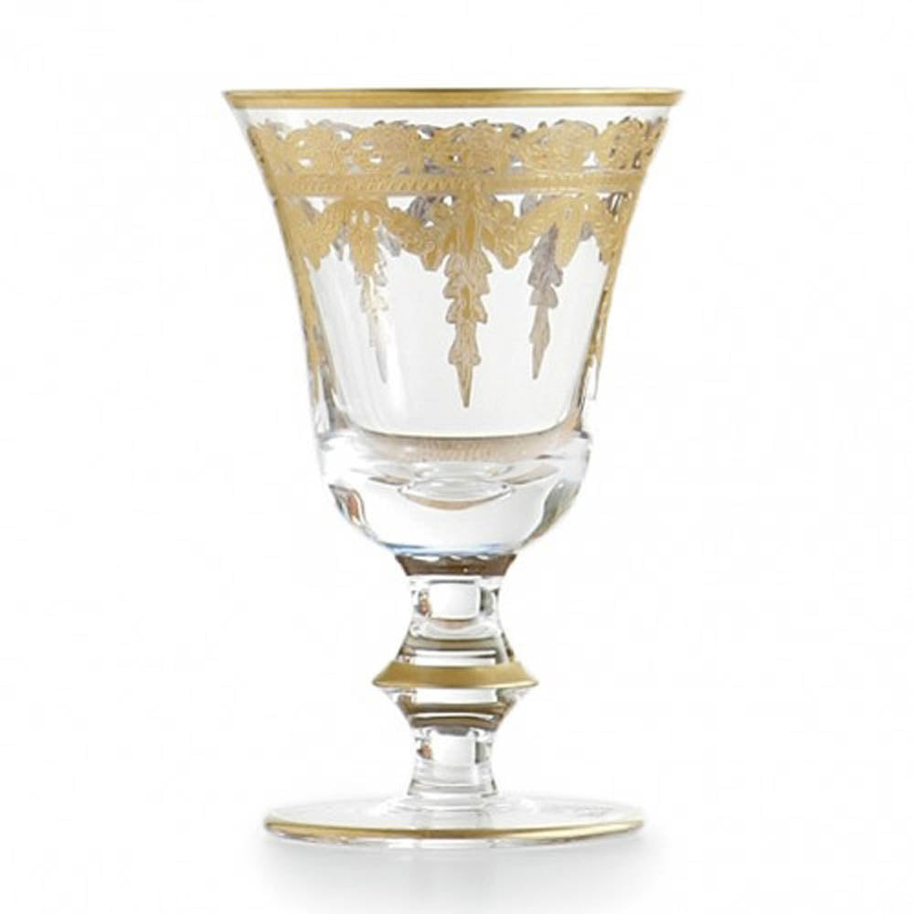 Vetro Gold Wine Glass by Arte Italica