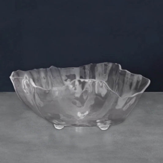 Vida Acrylic Large Deep Bowl Clear by Beatriz Ball