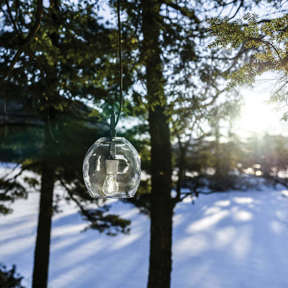 Vine Globe Pendant by Simon Pearce Additional Image-2