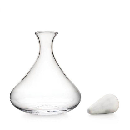 Vintner Wine Decanter with Marble Stopper by Simon Pearce Additional Image-2