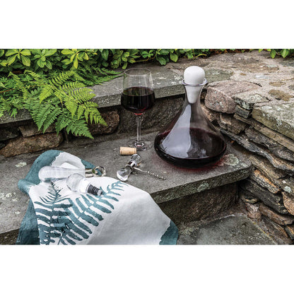 Vintner Wine Decanter with Marble Stopper by Simon Pearce Additional Image-4