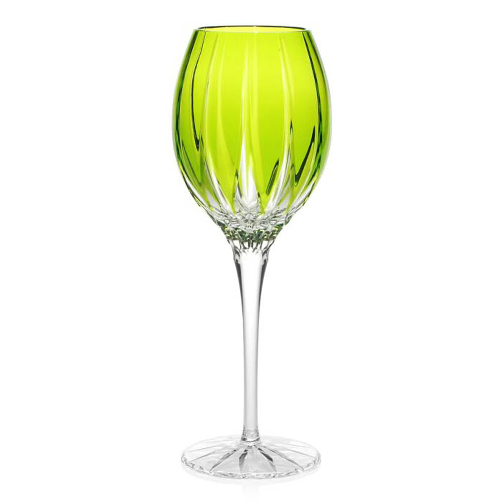 Vita Goblet Green by William Yeoward Crystal