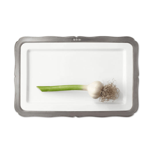 Viviana Rectangular Platter Medium by Match Pewter