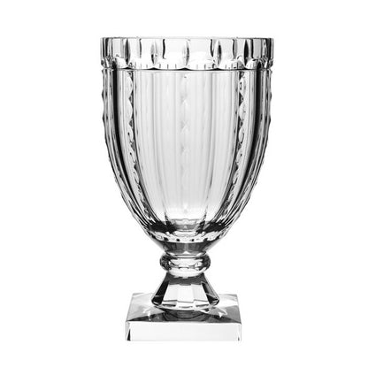 Vivien Square Footed Vase by William Yeoward Crystal