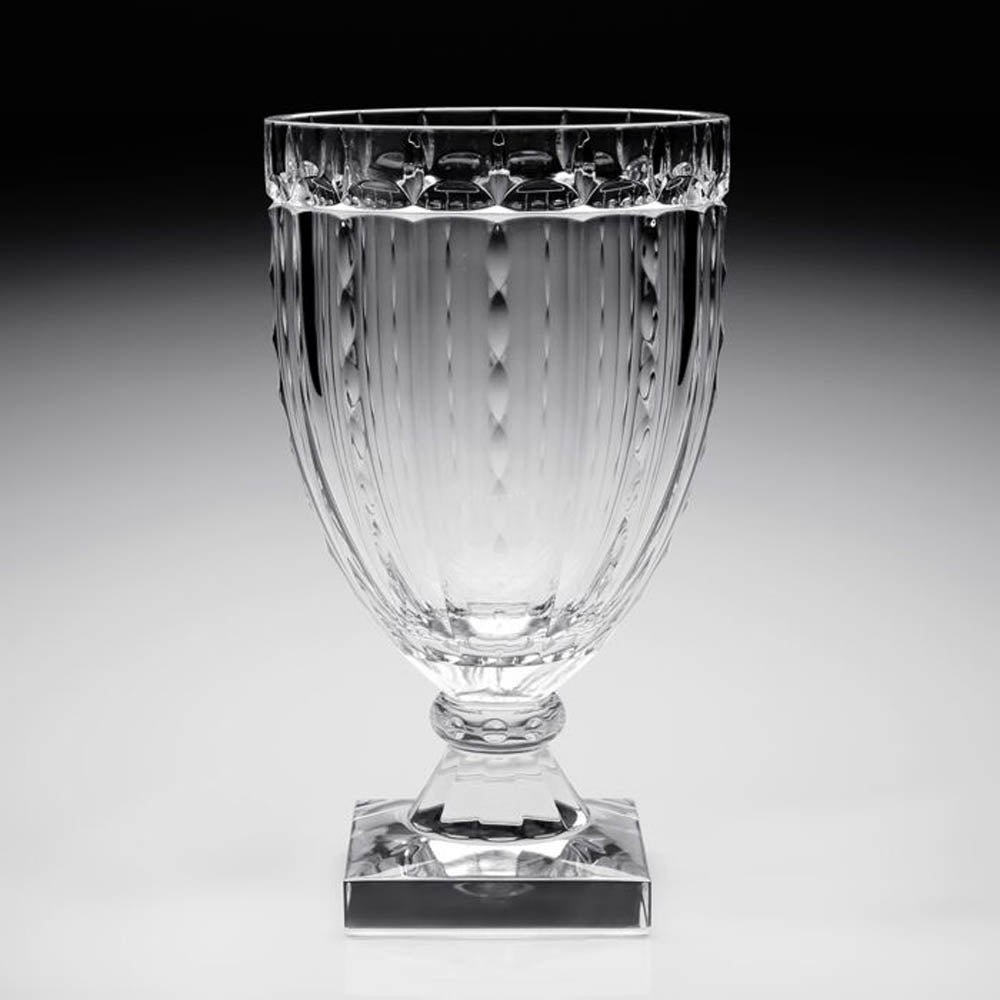 Vivien Square Footed Vase by William Yeoward Crystal Additional Image - 1
