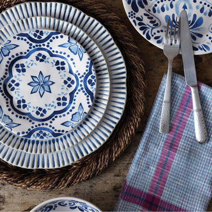 Wanderlust Sitio Stripe Indigo Dinner Plate by Juliska Additional image - 3