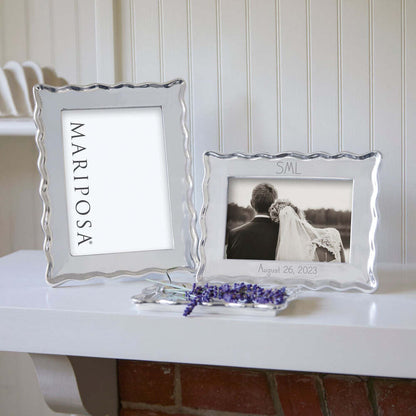 Wavy Engravable 5X7 Frame by Mariposa Additional Image-2