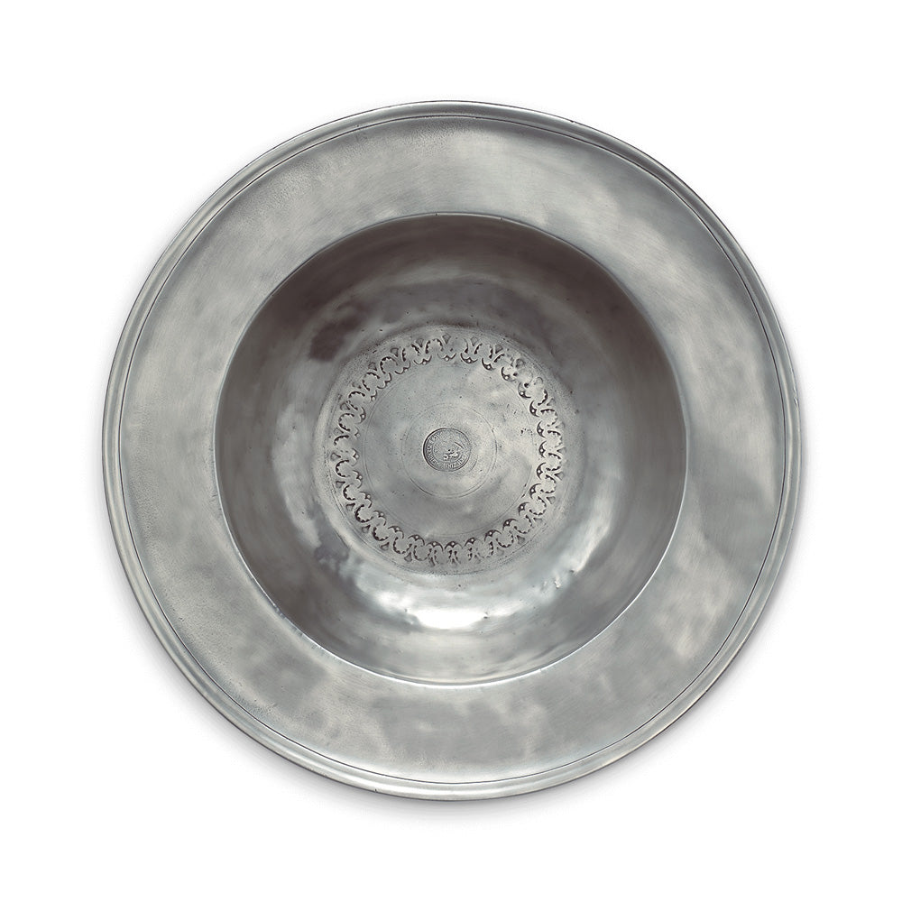 Wide Rimmed Bowl by Match Pewter