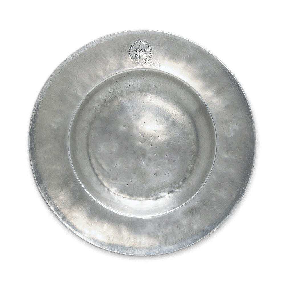 Wide Rimmed Shallow Bowl by Match Pewter