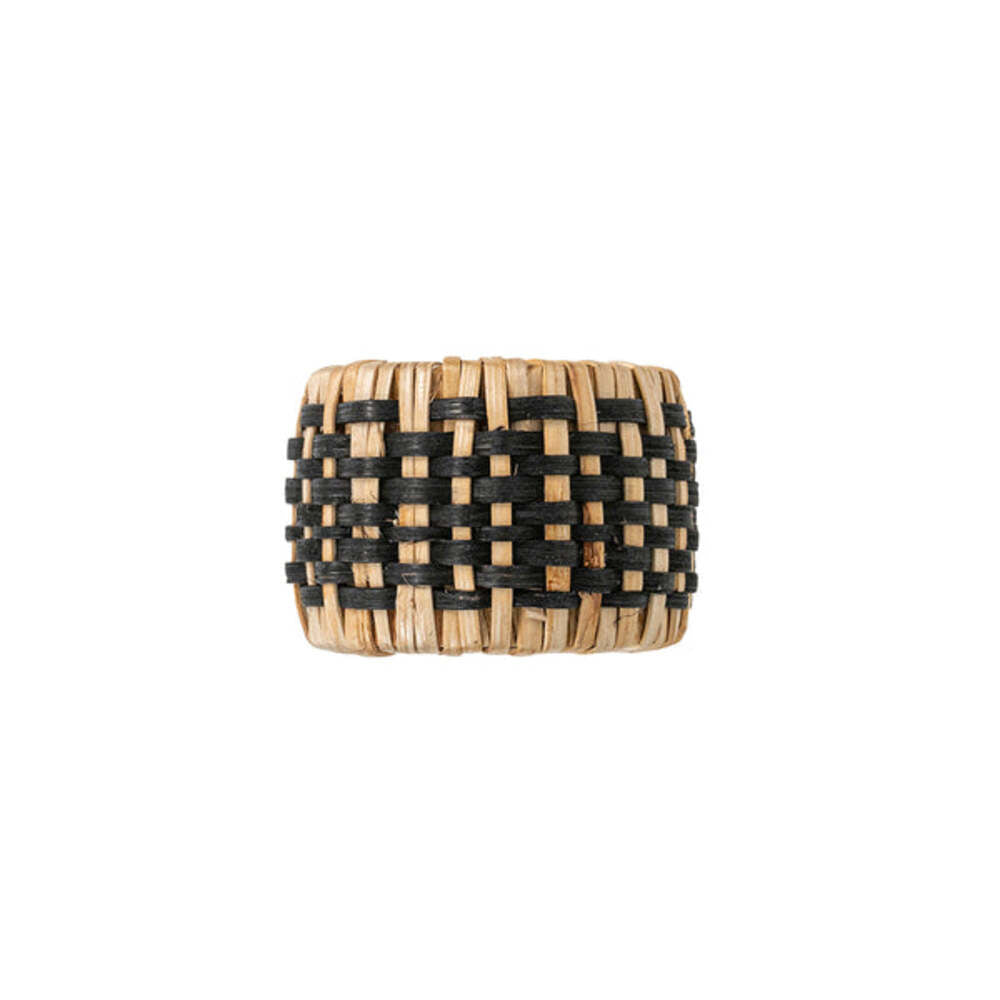 Woven Napkin Ring - Black by Juliska