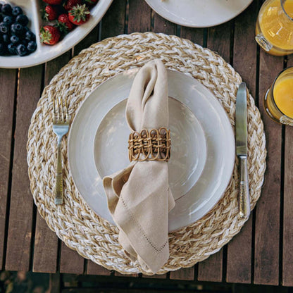 Woven Straw Placemat by Juliska Additional Image-1