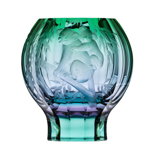 Zambra Vase, 27 cm - Blue Turquoise by Moser