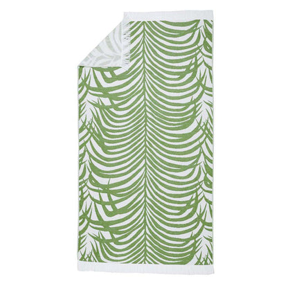 Zebra Palm Beach Towel by Matouk