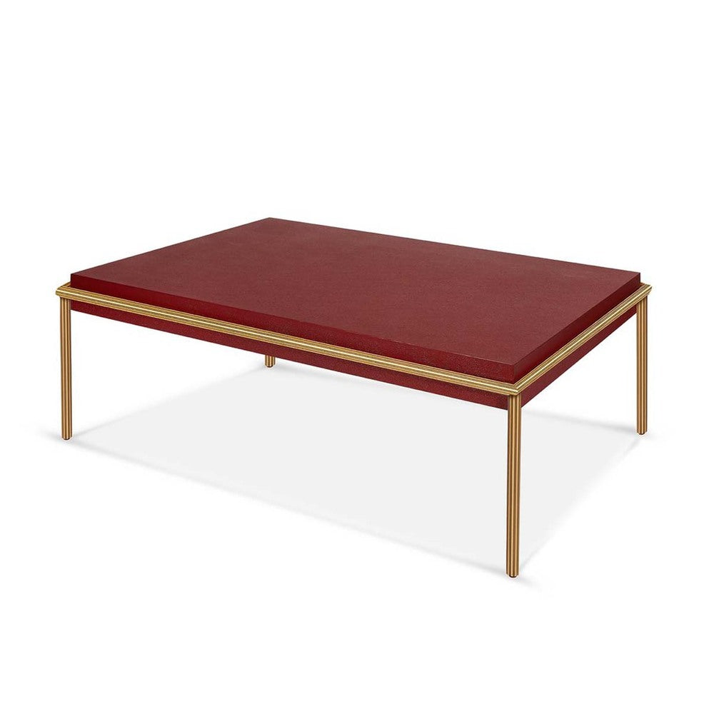 Zola Coffee Table (Red) by Bunny Williams Home
